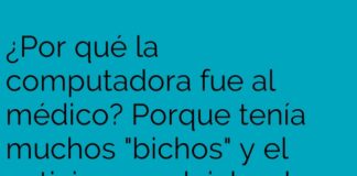 «Cuando la PC se resfría: un diagnóstico con humor»