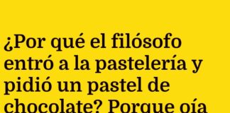 Delicias filosóficas: pensé, luego comí.