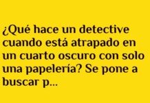 Detective a ciegas con notas adhesivas