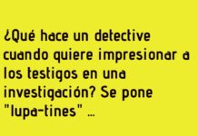 Detective con «lupa-tines»