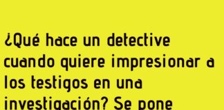 Detective con «lupa-tines»
