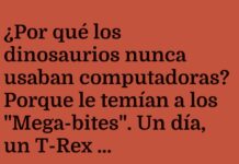 Dinosaurios y el miedo al megabyte.