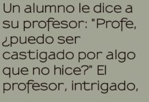 El alivio del estudiante listo