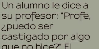 El alivio del estudiante listo