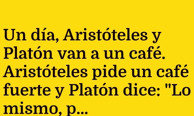 El café metafísico de los filósofos