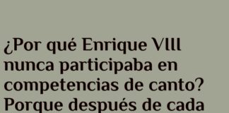 El desafinado Enrique VIII y sus «solos» de amor