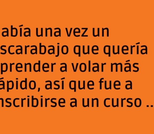 El escarabajo y el truco de la linterna