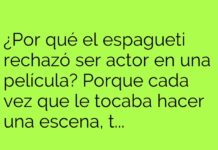 El espagueti y su enredo actoral