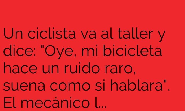 «El espíritu perezoso del ciclista»