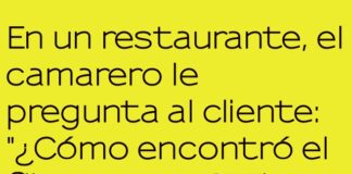 El filete escondido en el plato.