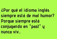 El inglés en crisis temporal