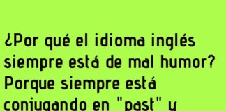 El inglés en crisis temporal