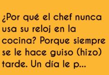 El Reloj del Chef Siempre Sabe a Sazón