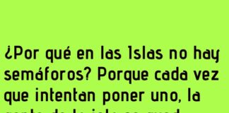 El semáforo isleño immóvil
