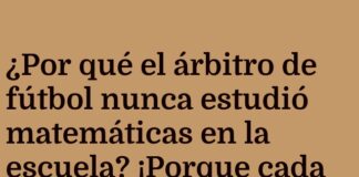 El árbitro: experto en tarjetas, no en sumas