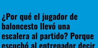 Escalera al éxito en cancha