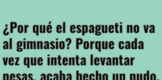 Espagueti Firme y Sin Nudos en el Gimnasio
