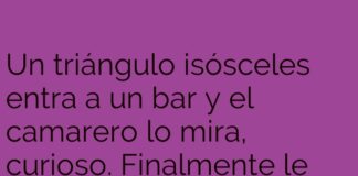 La Hipótesis del Triángulo en el Bar