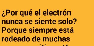 La paradoja del electrón sociable