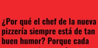 La pizza en su punto y en su tono