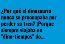 La puntualidad del dino-tren