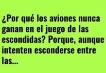 Las alas delatan a los aviones en escondidas
