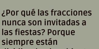 Las fracciones y su fiesta simplificada