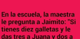 Las galletas de Jaimito son sagradas