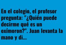 «Lección de Oxímoron en Clase»