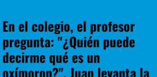 «Lección de Oxímoron en Clase»
