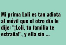 Loli y el móvil omnipresente