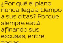 Melodía de tardanzas pianísticas