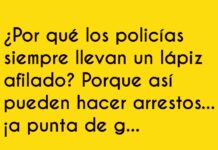 Policías a Punto de Grafito