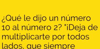 Problemas matemáticos con humor numérico