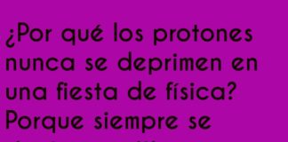 Protones fiesteros y electrones cargados