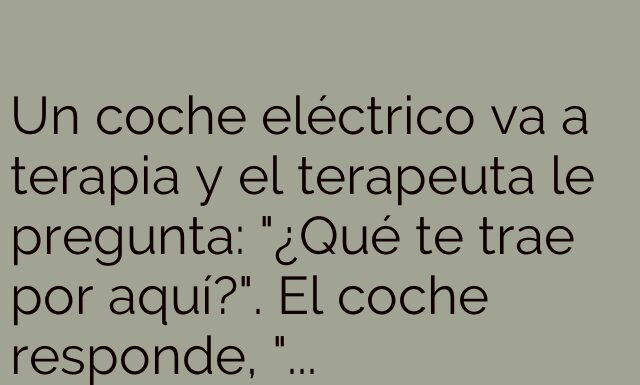 Recarga de Autoestima para Coches Eléctricos