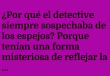 Reflejos del Misterio: El Caso del Detective y el Espejo