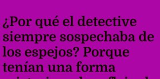 Reflejos del Misterio: El Caso del Detective y el Espejo