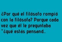 Rompió la relación por un plato vacío.