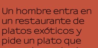 Sorpresa felina en el menú exótico
