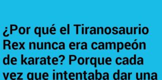 Tiranosaurio Rex: Maestro del Karate Fallido