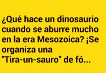 Tiraun-sauro fosilizado por aburrimiento