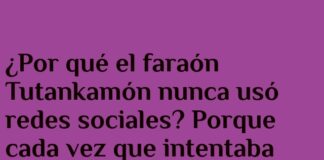 Tutankamón y sus «me gusta» en jeroglíficos.