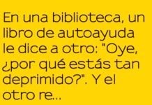 Un paso literal en la biblioteca.
