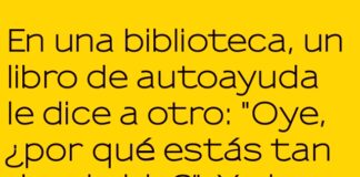 Un paso literal en la biblioteca.