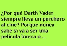 Un perchero en la Fuerza: el cine según Vader