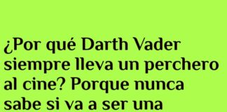Un perchero en la Fuerza: el cine según Vader