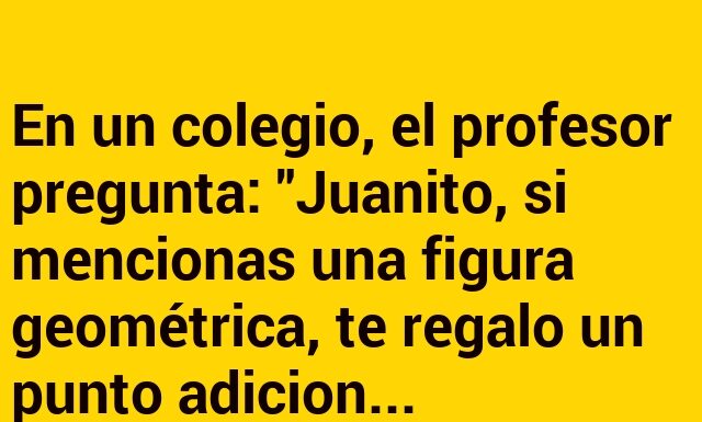 Vuelta geométrica estudiantil