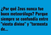 Zeus y la catástrofe meteorológica olímpica