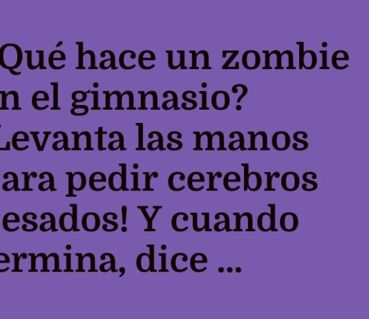 Zombies y sus cerebros de gimnasio